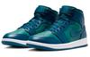 Jordan 1 Mid Teal French Blue Women's BQ6472-301