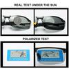 Men Photochromic Polarized Sunglasses Day and Night Vision Protective Goggles Sun Glasses for Driving Fishing Traveling Shopping