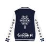Genshin Impact Druck Herren Damen Jacke Mantel Sweatshirts Hoodie Baseball Uniform Streetwear Jungen Mädchen Strickjacke Oberteile Kleidung