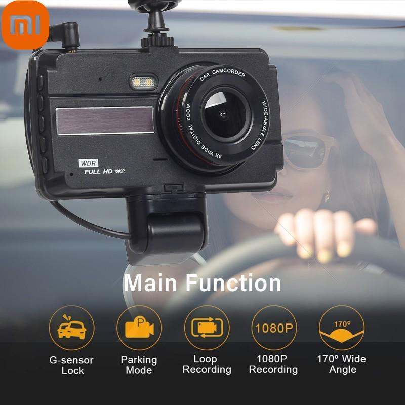 

Xiaomi 4-дюймовый автомобильный видеорегистратор 2.5D стекло IPS экран 1080P видеорегистратор с камерой заднего вида HD видеорегистратор ночного видения G-сенсор