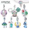 Charms Plataoriginales Four Leaf Clover Beads For Charms Copper Bracelet Beads Jewellery Making Women'S Gift