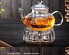 8-Piece Heat-Resistant Borosilicate Glass Tea Set with Flower Teapot – Perfect for Business Gifts