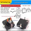 High-Brightness Self-Locking Mini Push-Button Power Switch