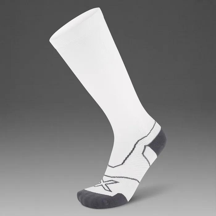 (Unisex) Vector Cushion Full-Length Socks UA5156EWHT-GRY
