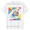 Funny Badminton Player Sports Lover Graphic Cotton Tshirts Unisex Womens Fashion Casual Tshirt Loose Oversized Streetwear T Shirt
