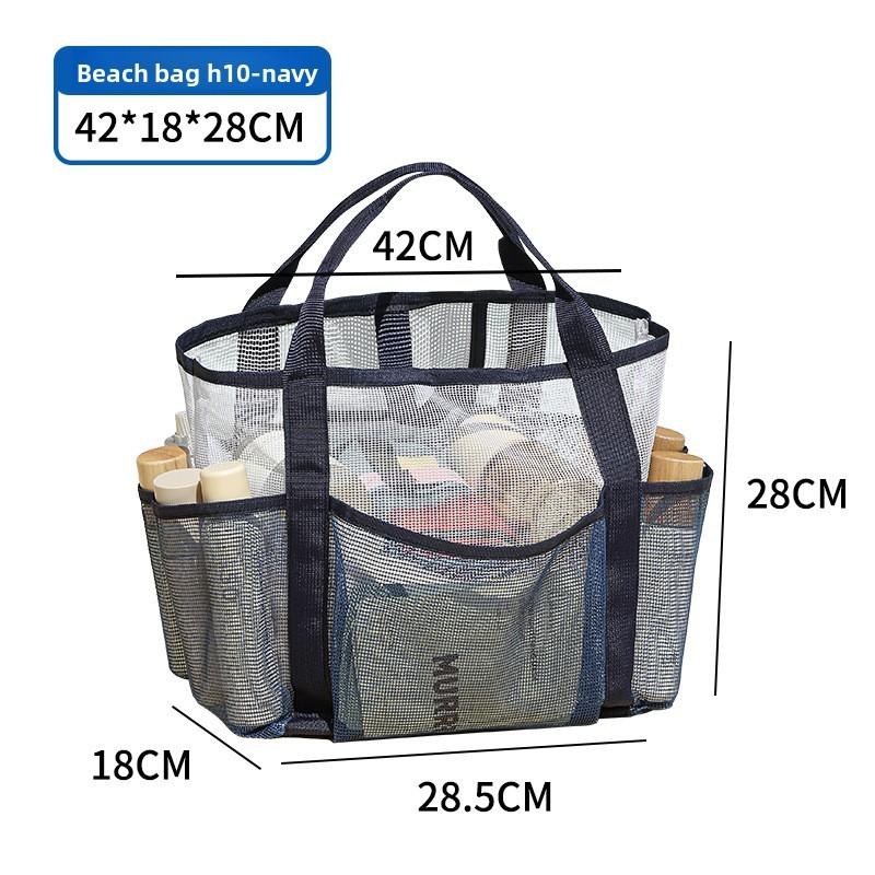 Travel Mesh Beach Bag With Large Capacity For Laundry And Toiletries