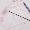 FELE Multifunctional French Curve Ruler Soft Plastic Patchwork Ruler Measure Dressmaking Drawing Template Craft Sewing Tools