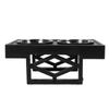 Elevated Dog Bowls Prevent Slip Height Adjustable Raised Dog Bowl Stand with 2 Stainless Steel Food