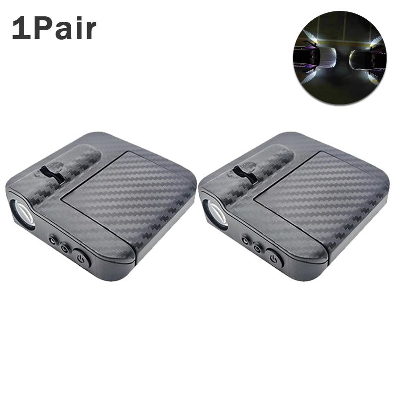 

1/3/5Pair Angel Wings Car Door Light Wireless LED Welcome Projector Shadow Lamp HD Logo Courtesy Light for Cars Auto Accessories
