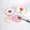 Heart-Shaped Makeup Brush & Beauty Blender Cleaning Soap - Mini Portable Cleaner with Essential Oils