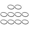 10pcs Replacement Rubber Sealing Rings For Cups Heat Resistant Dishwasher Safe Cup Lid Gaskets
