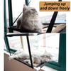 Double-layer Kitten Hammack Hanging Window Sunbathing Cat Hammack Velvet Mat Suction Cup Cat Sisal Scratching Post Durable