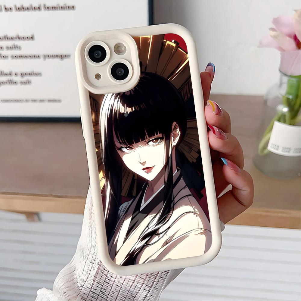 Senjumaru Shutara Phone Case for iPhone 17 16 15 14 13 12 11 Air Pro Max Plus White Soft TPU Shockproof Cover