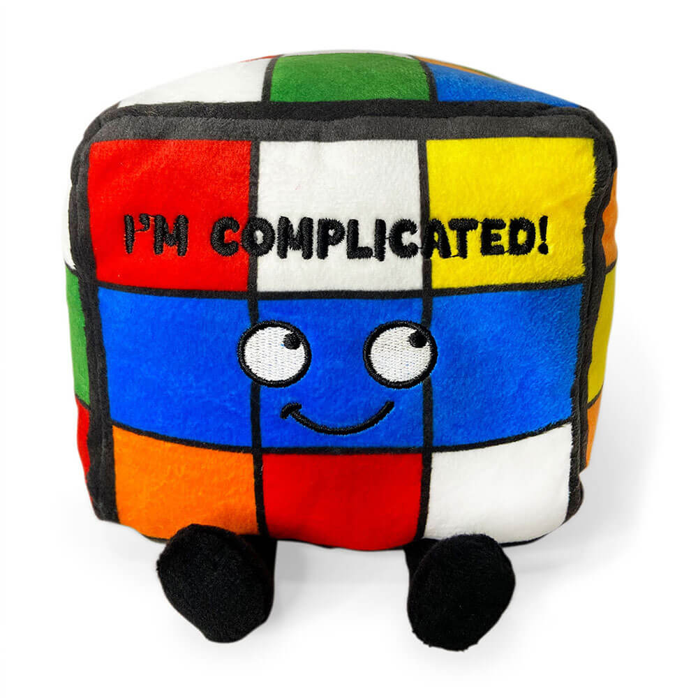

Punchkins I m Complicated Rubiks Cube Plush