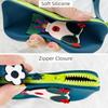 1pc Waterproof Silicone Glasses Case with Handle, Travel Storage Bag, Portable Hanging Organizer for Eyewear Organizer