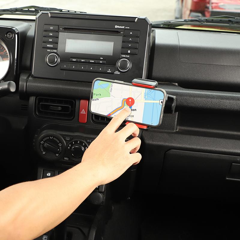 Car Co-pilot Handle Expand Phone Holder Mobile Phone Bracket GPS Phone Stand Bracket  Fit For Suzuki Jimny 2019 Up Car Interior Accessories