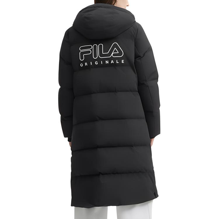 New FILA ORIGINALE Down Jacket Women's Jet Black F11W449906FBK