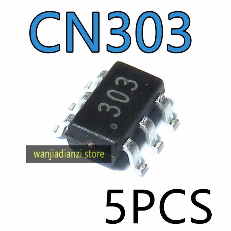 

5pcs original CN303 303 Low power dual channel voltage detection IC chip SOT23-6 Voltage detection chip,