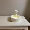 Kitten Candle Holder Cute Cat Candlestick Creative Aromatherapy Candle Holder Durable High Tempe Cartoon Candlestick Decoration