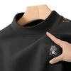 Black Fashion German Velvet Long Sleeve Men'S Autumn Loose Hong Kong Flavor Retro Printed Niche Design