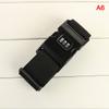 2M Rainbow Password Lock Packing Luggage Bag With Luggage Strap