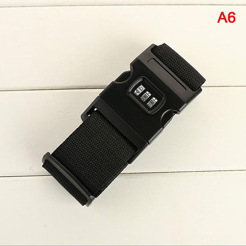 2M Rainbow Password Lock Packing Luggage Bag With Luggage Strap
