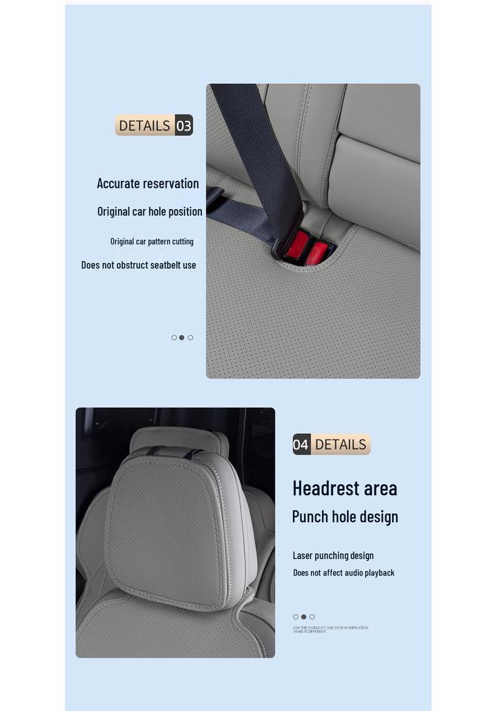 Chery ICARV23 All-Season Seat Cushion & Cover - Universal Fit