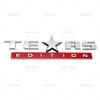 3D ABS TEXAS EDITION Badge Rear Trunk Fender Emblem Sticker For Jeep Chevy Silverado GMC Sierra Car Decals Accessories AMV1