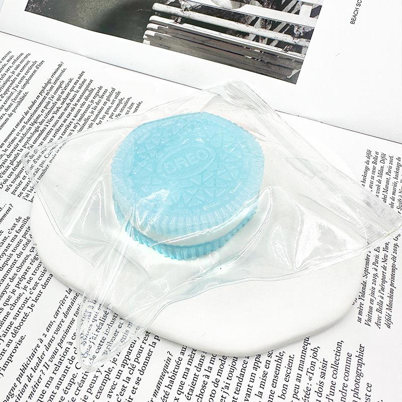 Cooike Squishy Toy Biscuit Squeeze Toy Taba Squishy Stress Relief Toy Ultra-Soft Decompression Venting Toy Pinching Sandwich