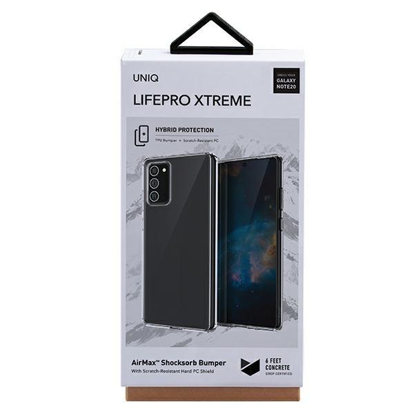 Uniq Etui Lifepro Xtreme Samsung Note 20N980 Przezroczysty/Crystal Clear