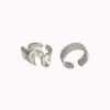 Niche Wave Skirt Ring Minimalist Blogger-Approved Open Finger Ring Stylish Unique Design Statement Jewelry for Women