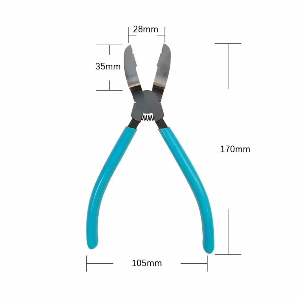 Multifunctional Diagonal Pliers Car Clip Pliers Car Rivet Tightening Pliers Wire Stripping Plier Staple Screwdriver Removal Tool