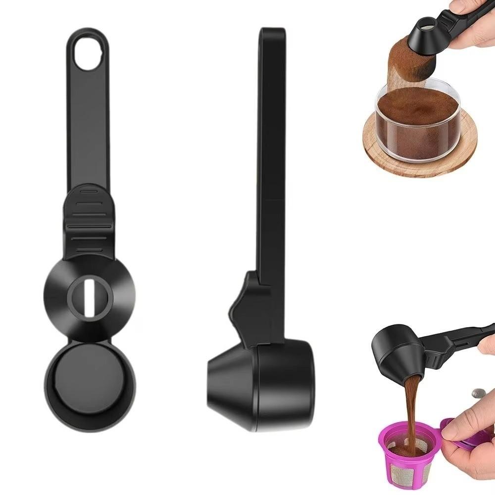 Leakproof Measuring Spoon 2-in-1 Function Sliding Measure Spoon Protein Powder Spoon  Office