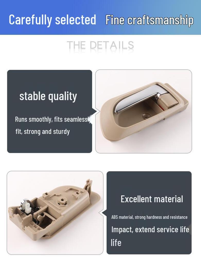 Kompatibilní vnitřní klika dveří pro Great Wall Haval H3H5, Vhodná pro staré i nové modely: Vnitřní klika, přezka a táhlo