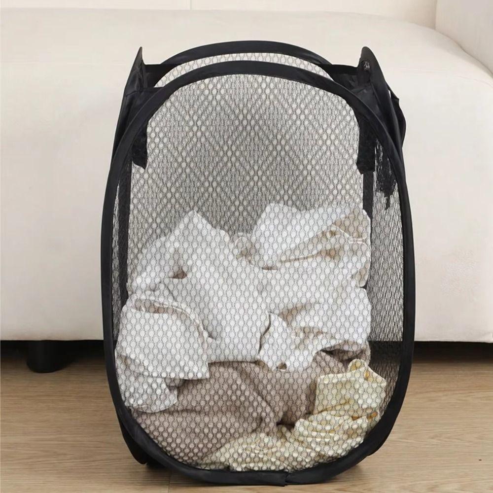 Breathable Clothes Storage Basket Foldable Laundry Basket New Dirty Clothes Basket