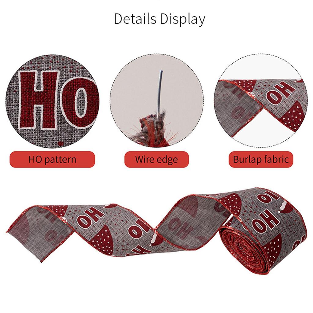 5m Christmas Snowman Ribbon Christmas Ribbon Christmas Tree Decoration Ribbon Gift Decoration Ribbon