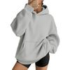 Women's Oversized Drop Shoulder Hoodie Pullover Long Sleeve Casual Loose Fit