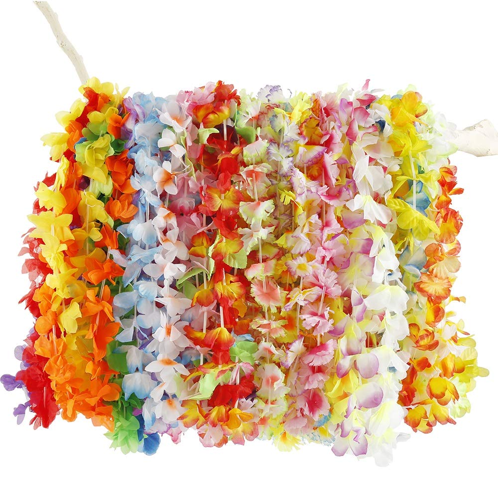 

Пованфити Гавайский цветок Гавайский Набор Изысканный Подходящий для Цветка Гавайский Цветок Красочные Венки, Гирлянды, Леи, 50, Празднование, Дизайн,