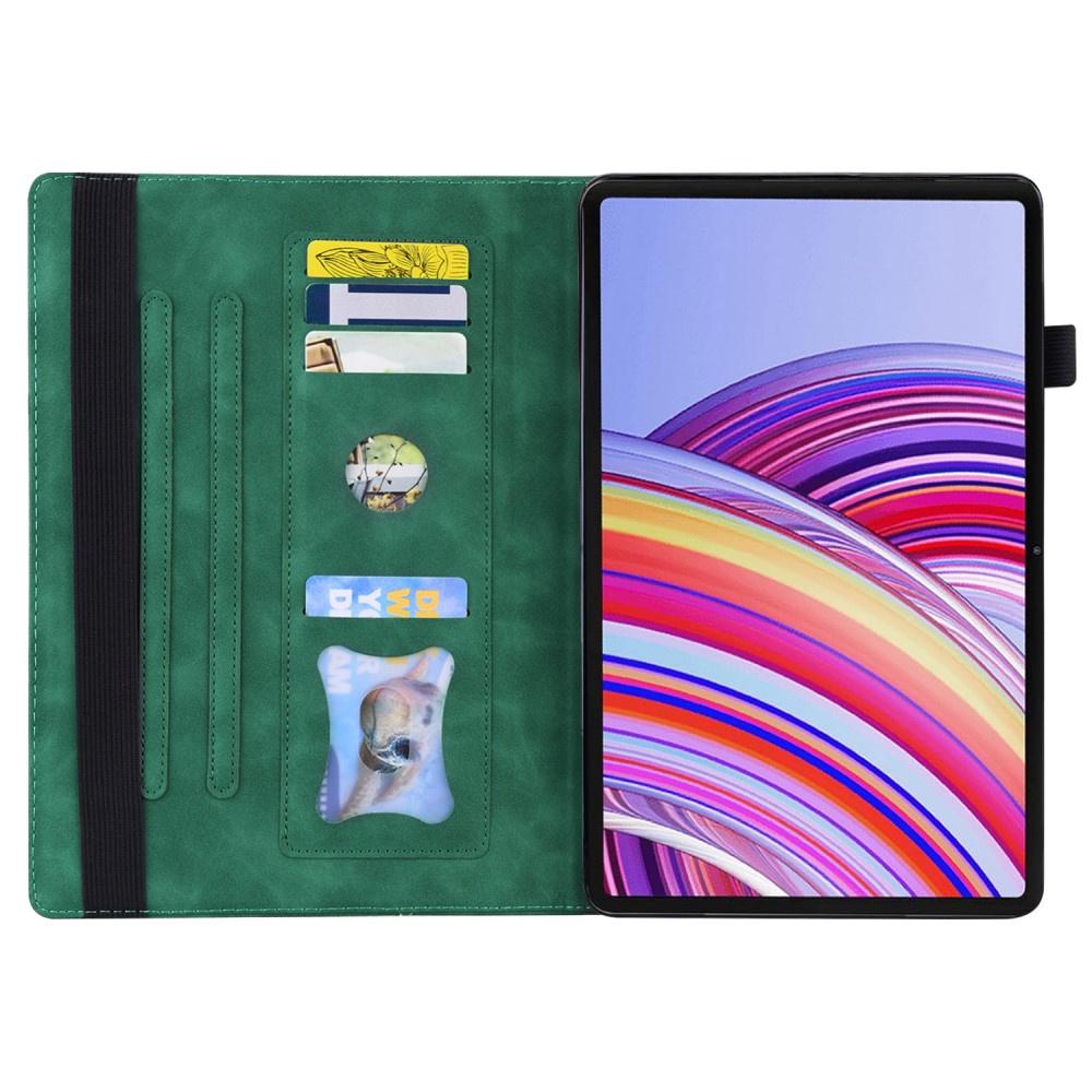 Case for Xiaomi Redmi Pad Pro / Xiaomi Poco Pad, Classic, with stylus holder, green