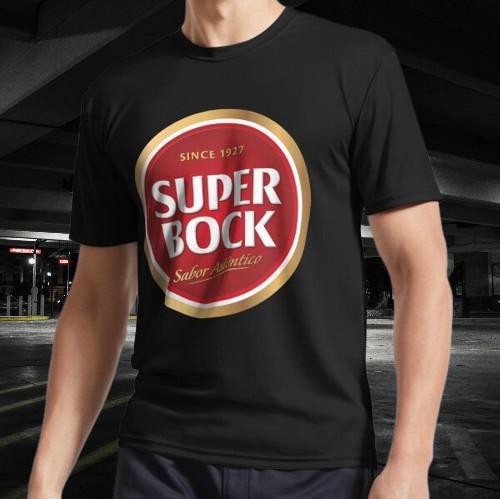 Super Bock Since 1927 Logo T-Shirt Funny Size Mode American T-shirt S