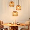 Suspension - NETTLIFE - 3 Heads - Natural Rattan/wicker - E27 (3 Bulbs) - Scandinavian/modern Style