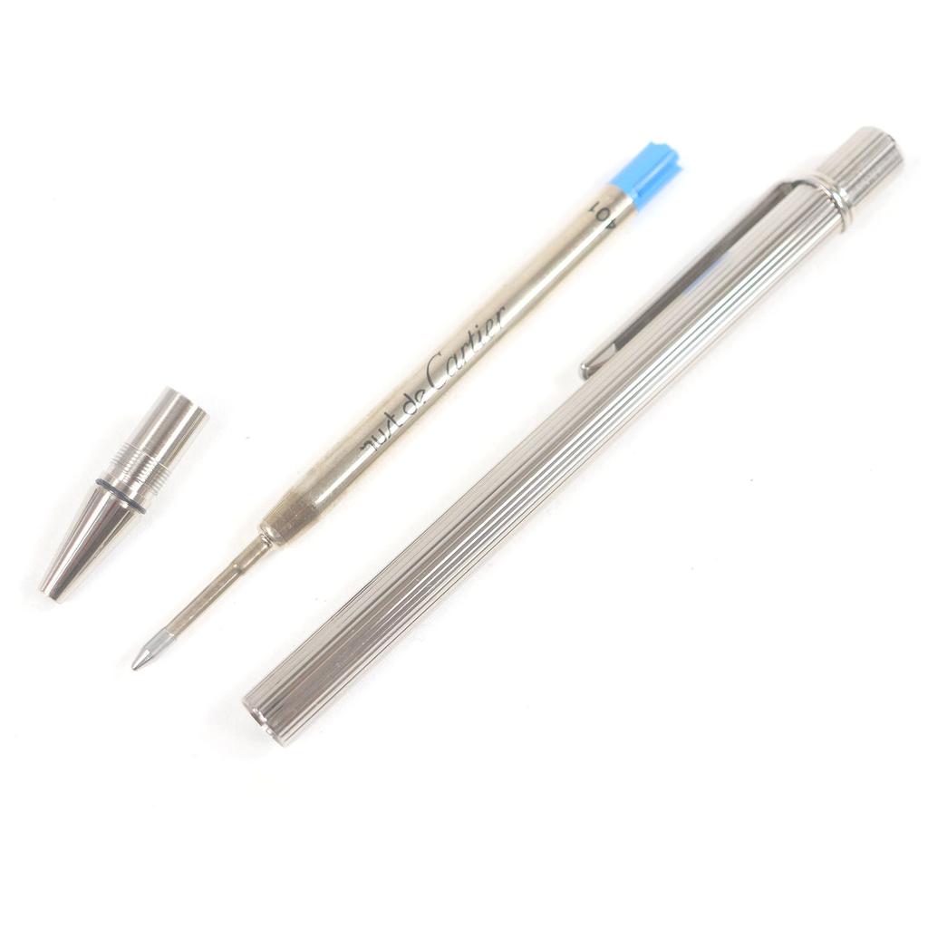 Pristine Cartier Ballpoint Pen Must De Cartier Deadstock Twist Style Silver Used