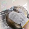 Stainless Steel Wire Dishwashing Gloves Heat Resistant for Kitchen Cleaning Scrubbing Pots Waterproof Durable Household Gloves