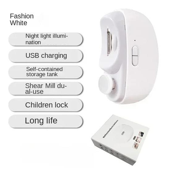 Electric Nail Clipper Grinding and Polishing 2 in 1 Multifunctional Portable Automatic Nail Grinder for Adults Children Travel