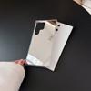 Glossy Mirror Back Case For Samsung S24 Ultra S23 S22 Plus S21 A55 A54 A52 A35 A34 A15 Clear Soft TPU Bumper Slim Shockproof Protective Phone Cover