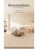 Wabi-Sabi Luxury Waterproof Living Room Carpet - Solid Color, Loop Velvet, Wash-Free and Wipeable, Ideal for Coffee Table & Bedroom