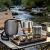 Travel Tea Set with Case Compact for Camping