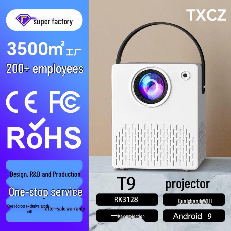 

New High-Brightness Portable Smart Projector for Home Theater and Bedroom EU Version