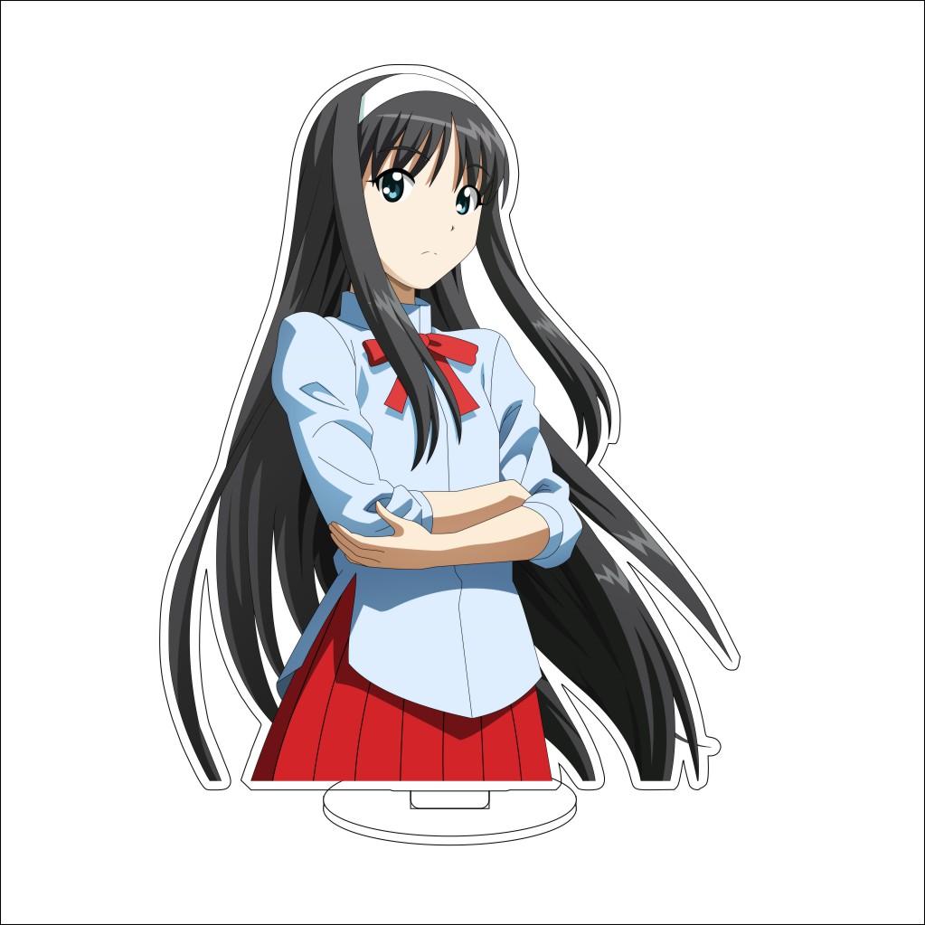16CM Anime Fate stay night Cosplay Acrylic Stand Ornaments Sakura Matou/Illyasviel von Einzbern Figure Stand Halloween Gifts