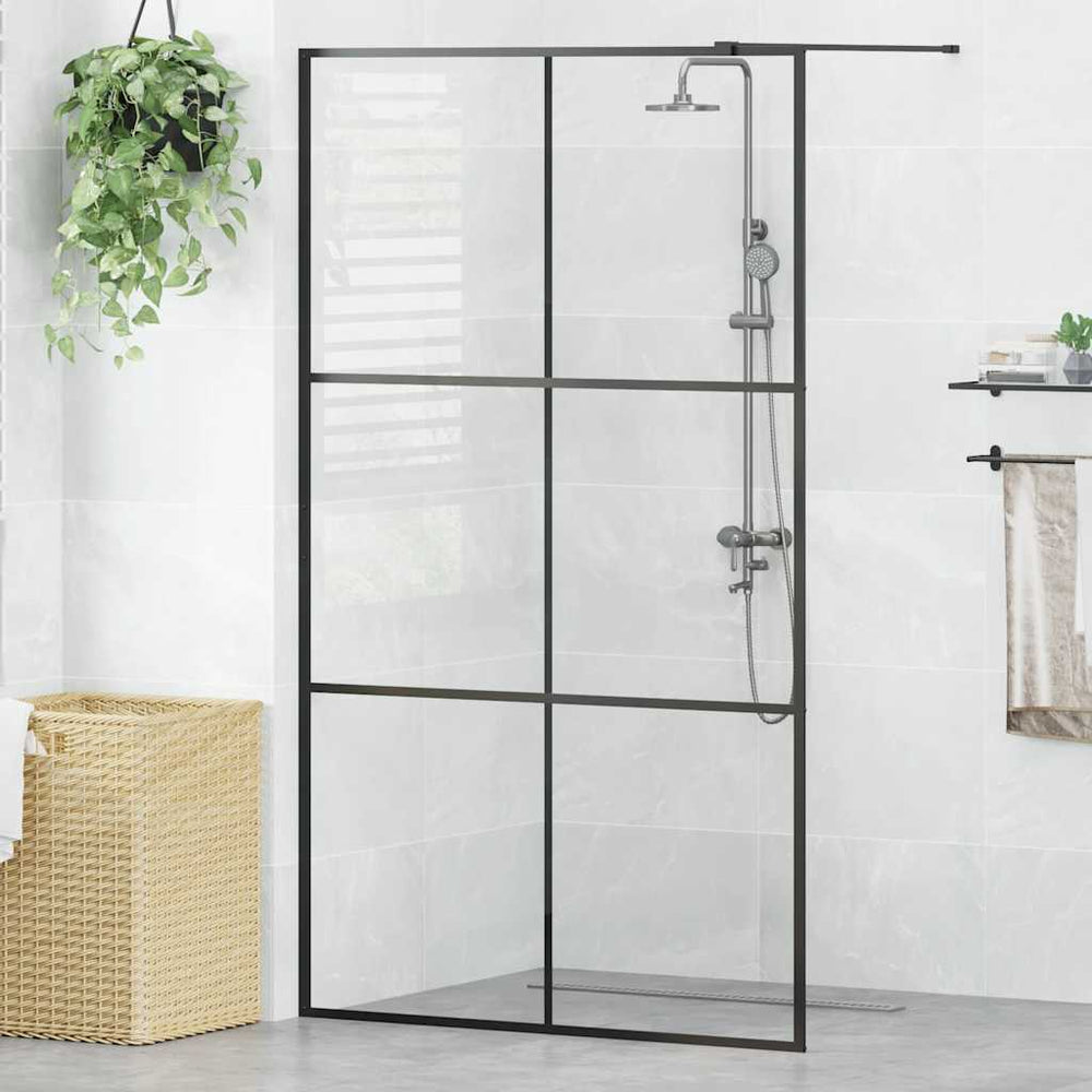 Shower Wall with Transparent ESG Glass 115x195 Cm